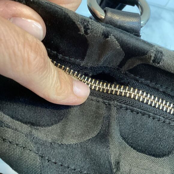 Coach Poppy Signature Spotlight Small Convertible Tote Shoulder Bag 13843 - Picture 11 of 14